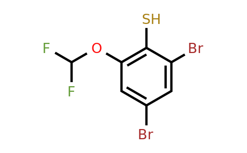 1807181-00-5 | 2,4-Dibromo-6-(difluoromethoxy)thiophenol