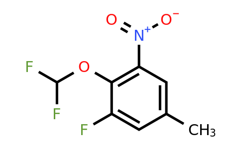 1807181-30-1 | 2-(Difluoromethoxy)-1-fluoro-5-methyl-3-nitrobenzene