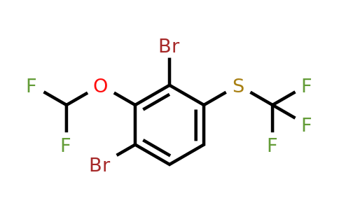 1807181-32-3 | 1,3-Dibromo-2-difluoromethoxy-4-(trifluoromethylthio)benzene
