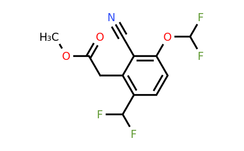 1807181-33-4 | Methyl 2-cyano-3-difluoromethoxy-6-(difluoromethyl)phenylacetate