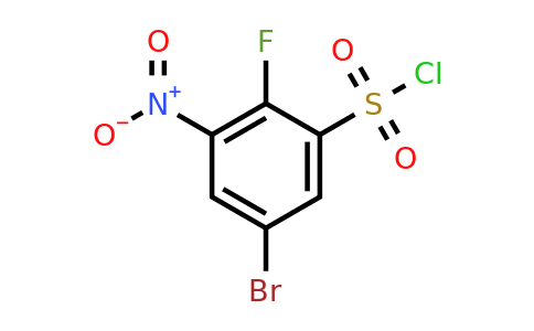 1807181-38-9 | 5-Bromo-2-fluoro-3-nitrobenzenesulfonyl chloride