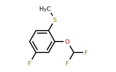 1807181-65-2 | 2-Difluoromethoxy-4-fluorothioanisole