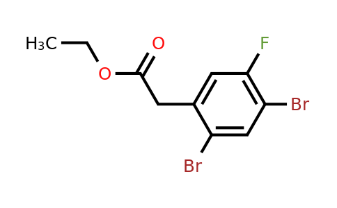 1807182-40-6 | Ethyl 2,4-dibromo-5-fluorophenylacetate