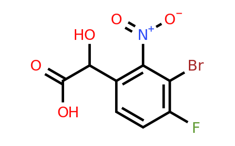 1807182-73-5 | 3-Bromo-4-fluoro-2-nitromandelic acid