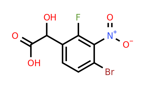 1807182-85-9 | 4-Bromo-2-fluoro-3-nitromandelic acid