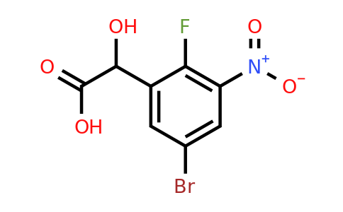 1807182-89-3 | 5-Bromo-2-fluoro-3-nitromandelic acid