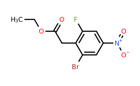 1807183-19-2 | Ethyl 2-bromo-6-fluoro-4-nitrophenylacetate