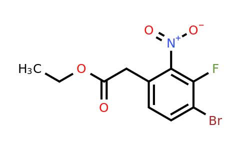 1807183-22-7 | Ethyl 4-bromo-3-fluoro-2-nitrophenylacetate