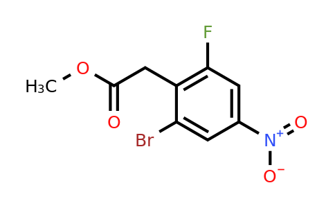 1807183-36-3 | Methyl 2-bromo-6-fluoro-4-nitrophenylacetate
