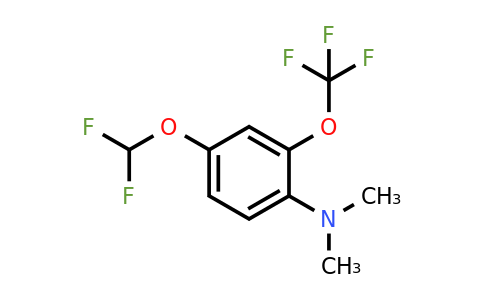 1807183-70-5 | 1-Difluoromethoxy-4-dimethylamino-3-(trifluoromethoxy)benzene
