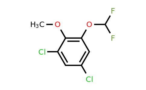 1807184-14-0 | 2,4-Dichloro-6-(difluoromethoxy)anisole