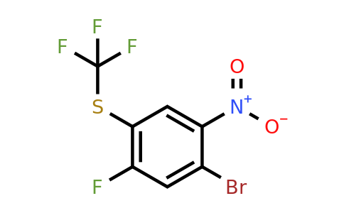 1-Bromo-5-fluoro-2-nitro-4-(trifluoromethylthio)benzene