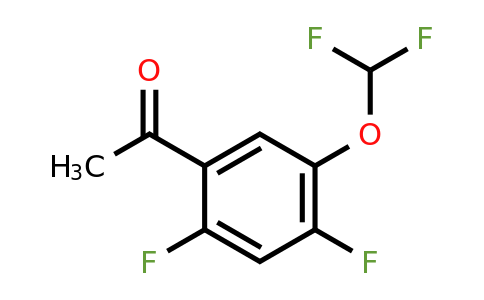 1807184-28-6 | 2',4'-Difluoro-5'-(difluoromethoxy)acetophenone