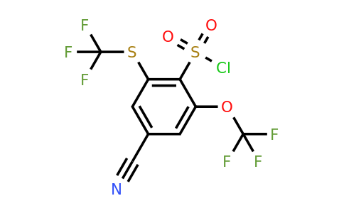 1807184-31-1 | 4-Cyano-2-trifluoromethoxy-6-(trifluoromethylthio)benzenesulfonylchloride