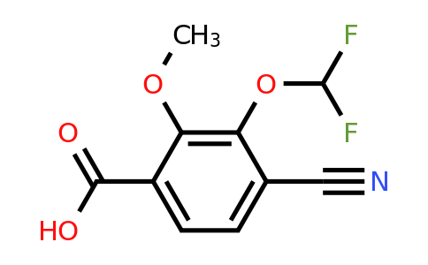 1807184-34-4 | 4-Cyano-3-difluoromethoxy-2-methoxybenzoic acid