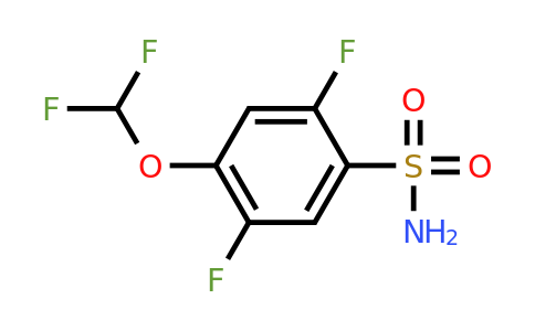 1807184-37-7 | 2,5-Difluoro-4-(difluoromethoxy)benzenesulfonamide