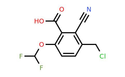 1807184-45-7 | 3-Chloromethyl-2-cyano-6-(difluoromethoxy)benzoic acid