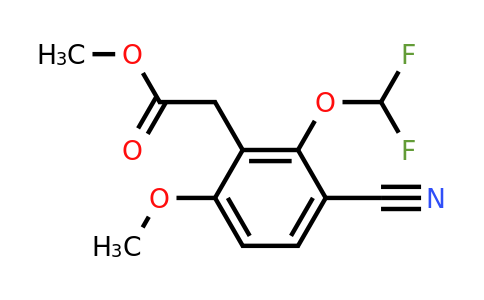 1807185-19-8 | Methyl 3-cyano-2-difluoromethoxy-6-methoxyphenylacetate