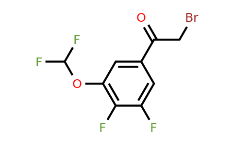 1807185-60-9 | 3',4'-Difluoro-5'-(difluoromethoxy)phenacyl bromide