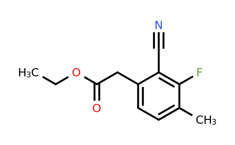 1807185-68-7 | Ethyl 2-cyano-3-fluoro-4-methylphenylacetate