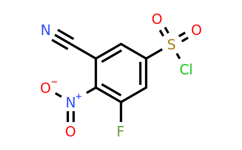1807185-84-7 | 3-Cyano-5-fluoro-4-nitrobenzenesulfonylchloride