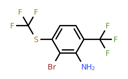 1807186-04-4 | 2-Bromo-6-trifluoromethyl-3-(trifluoromethylthio)aniline
