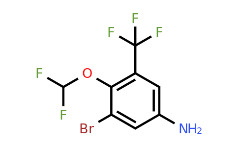 1807186-09-9 | 3-Bromo-4-difluoromethoxy-5-(trifluoromethyl)aniline