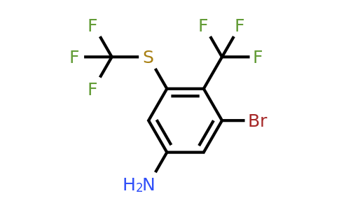 1807186-10-2 | 3-Bromo-4-trifluoromethyl-5-(trifluoromethylthio)aniline