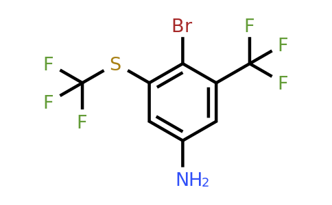 1807186-13-5 | 4-Bromo-3-trifluoromethyl-5-(trifluoromethylthio)aniline