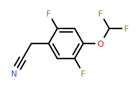 1807186-14-6 | 2,5-Difluoro-4-(difluoromethoxy)phenylacetonitrile