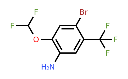 1807186-15-7 | 4-Bromo-2-difluoromethoxy-5-(trifluoromethyl)aniline