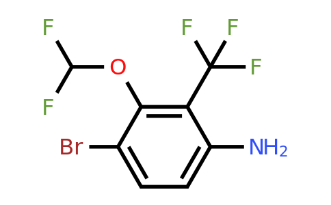 1807186-19-1 | 4-Bromo-3-difluoromethoxy-2-(trifluoromethyl)aniline