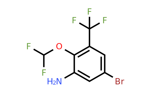 1807186-27-1 | 5-Bromo-2-difluoromethoxy-3-(trifluoromethyl)aniline