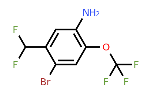 1807186-85-1 | 4-Bromo-5-difluoromethyl-2-(trifluoromethoxy)aniline