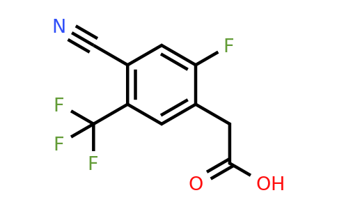 1807187-02-5 | 4-Cyano-2-fluoro-5-(trifluoromethyl)phenylacetic acid