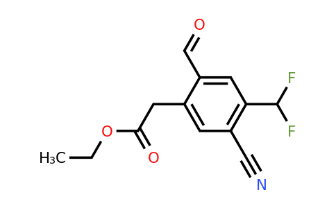 1807187-12-7 | Ethyl 5-cyano-4-difluoromethyl-2-formylphenylacetate