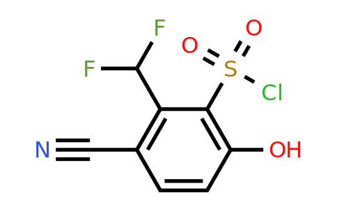 1807187-41-2 | 3-Cyano-2-difluoromethyl-6-hydroxybenzenesulfonylchloride