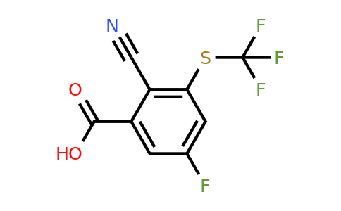 1807188-05-1 | 2-Cyano-5-fluoro-3-(trifluoromethylthio)benzoic acid