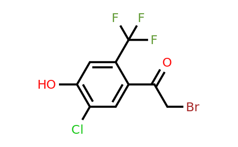 1807188-60-8 | 5'-Chloro-4'-hydroxy-2'-(trifluoromethyl)phenacyl bromide