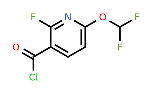 6-Difluoromethoxy-2-fluoropyridine-3-carbonyl chloride