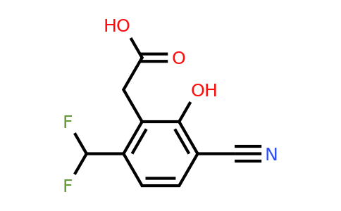 1807189-09-8 | 3-Cyano-6-difluoromethyl-2-hydroxyphenylacetic acid