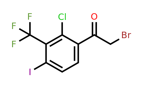 1807189-45-2 | 2'-Chloro-4'-iodo-3'-(trifluoromethyl)phenacyl bromide