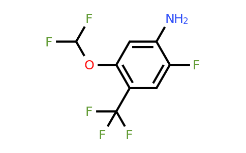 1807189-50-9 | 5-Difluoromethoxy-2-fluoro-4-(trifluoromethyl)aniline