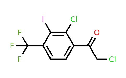 1807189-55-4 | 2'-Chloro-3'-iodo-4'-(trifluoromethyl)phenacyl chloride