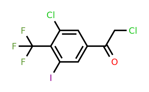 1807189-70-3 | 3'-Chloro-5'-iodo-4'-(trifluoromethyl)phenacyl chloride