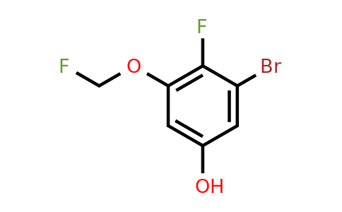 1807190-43-7 | 3-Bromo-4-fluoro-5-(fluoromethoxy)phenol