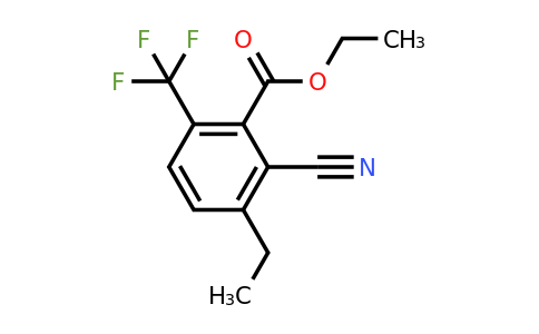 1807190-44-8 | Ethyl 2-cyano-3-ethyl-6-(trifluoromethyl)benzoate
