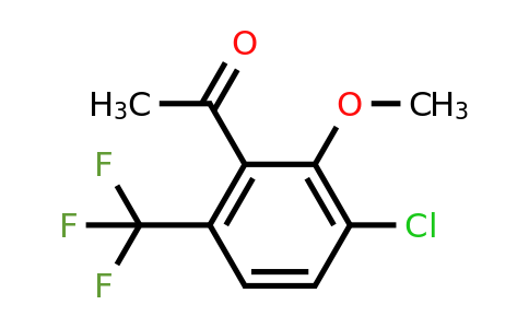 1807190-49-3 | 3'-Chloro-2'-methoxy-6'-(trifluoromethyl)acetophenone