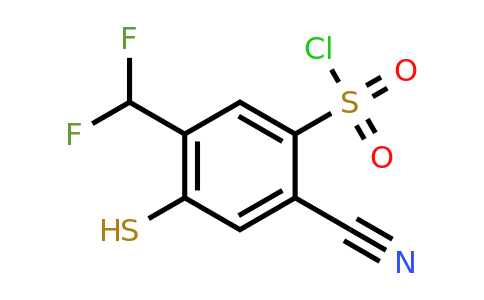 1807190-50-6 | 2-Cyano-5-difluoromethyl-4-mercaptobenzenesulfonylchloride