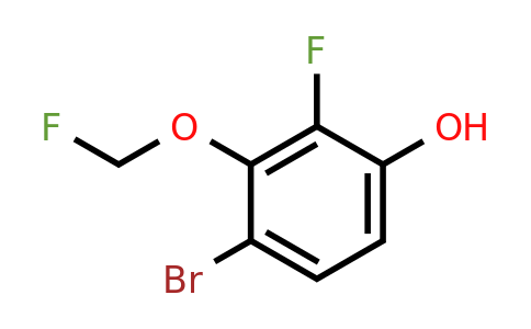 1807190-52-8 | 4-Bromo-2-fluoro-3-(fluoromethoxy)phenol